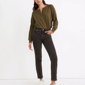 Madewell The Mid-Rise Perfect Vintage Jean in Lunar Wash 28